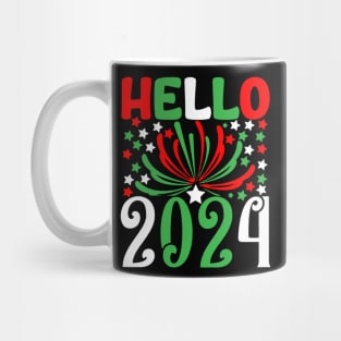 Hello 2024 Happy New Year 2024 Mug